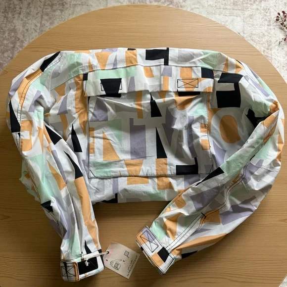 FP Movement Singing in the Rain Jacket Hooded Raincoat Size Large NWOT - Picture 7 of 7